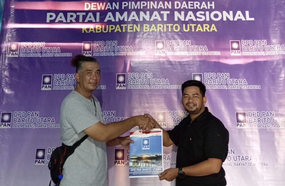 Sehari Setelah Dibuka, Figur Muda Balon Bupati Barito Utara Ambil Formulir Penjaringan DPD PAN