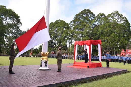 Pemkab Kobar Gelar Upacara Peringatan Hari Otda XXVIII