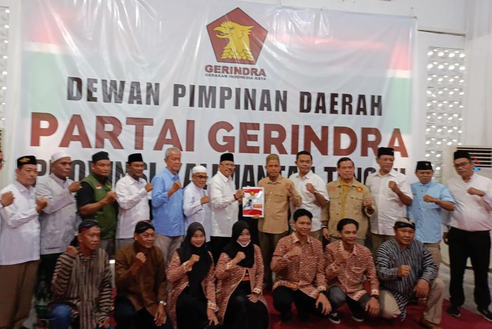 Direstui Gubernur, Nuryakin Mendaftar Bacagub Kalteng ke Gerindra dan NasDem