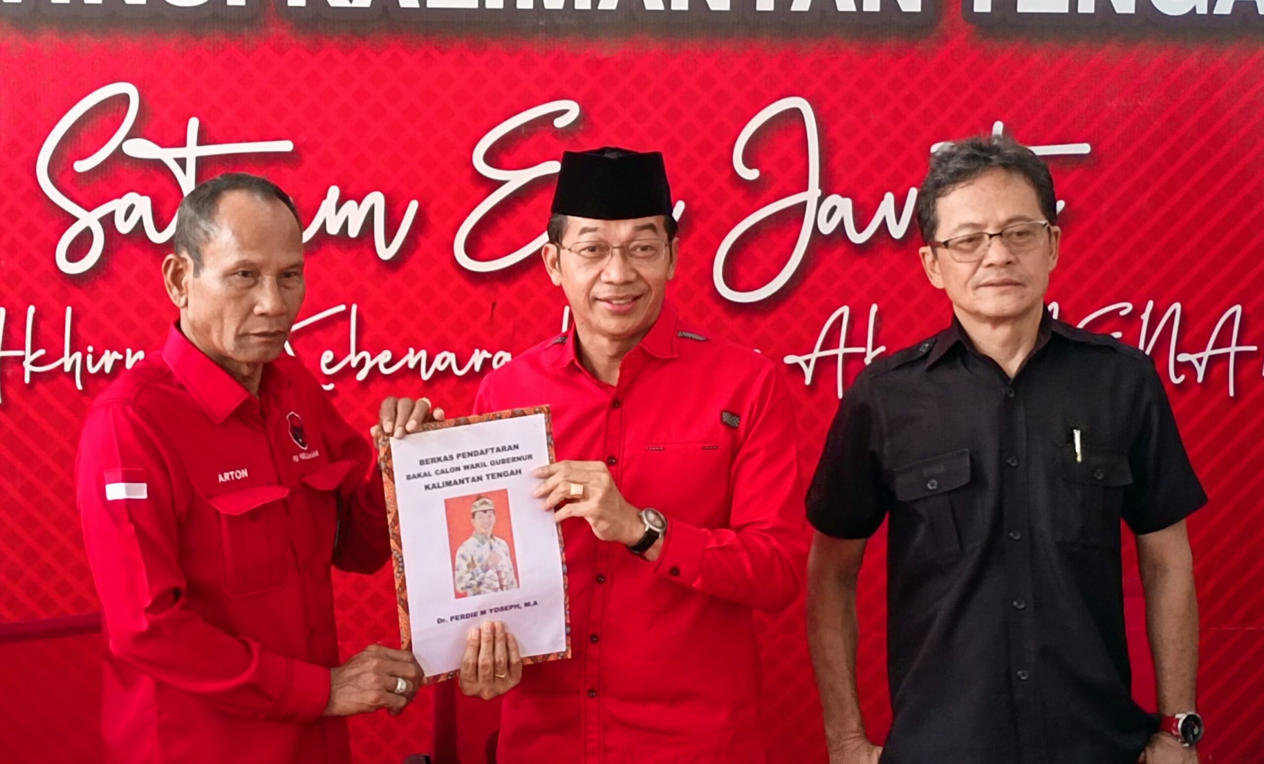 Perdie M Yoseph Pilih Daftar jadi Bakal Calon Wakil Gubernur Kalteng
