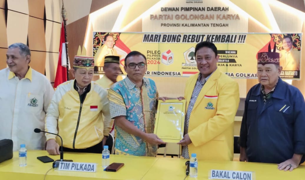 Edy Pratowo Daftar Bacalon Wakil Gubernur Kalteng di Partai Golkar