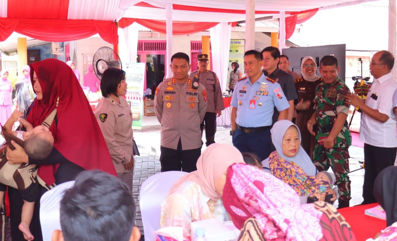 Turunkan Angka Stunting, Polres Kotawaringin Barat Gelar Gebyar Posyandu Presisi
