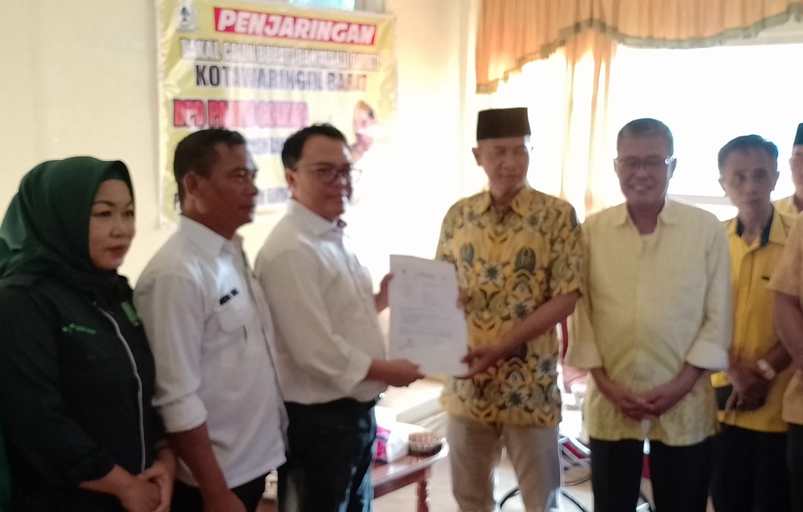 Penjaringan Balon Wakil Bupati Kobar: Gusti Muhammad Hadiansyah Mendaftar ke DPD Golkar