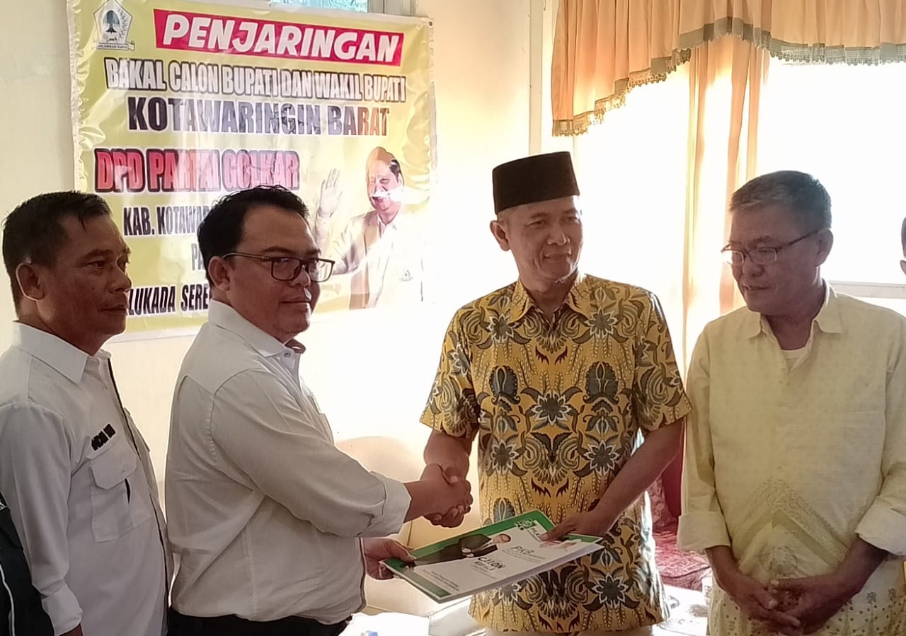 Dapat Dukungan Tokoh Masyarakat, Gusti Muhammad Hadiansyah Mendaftar ke Golkar sebagai Calon Wakil Bupati