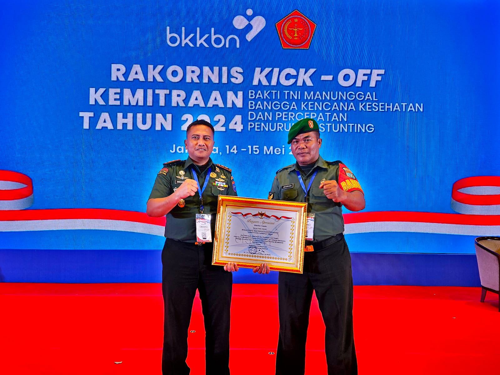 Sertu Jusrani Babinsa Kodim 1019 Katingan Meraih Penghargaan Terbaik