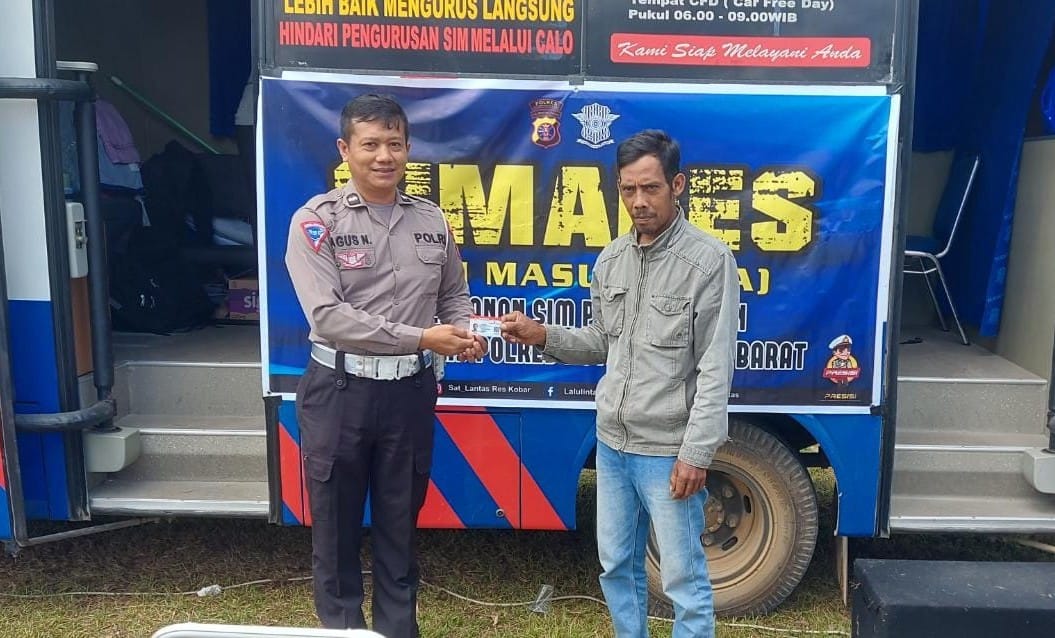 Permudah Masyarakat Layanan SIM Keliling di Satpas Polres Kotawaringin Barat