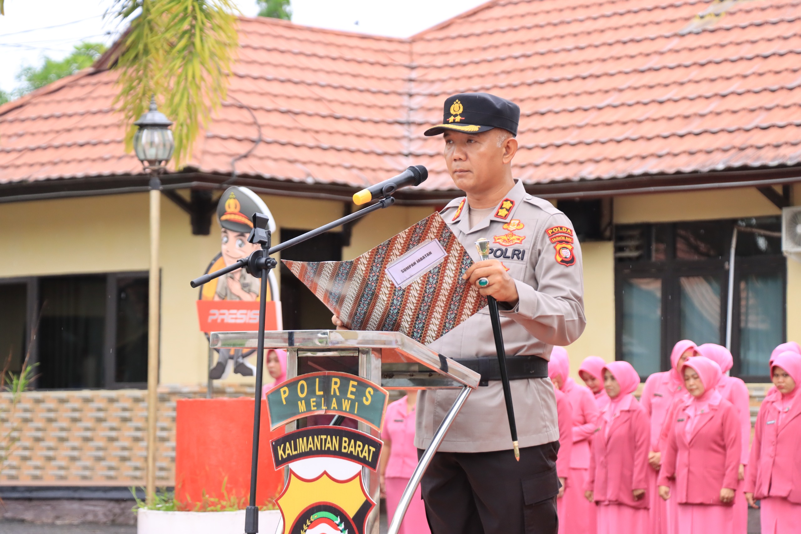 Inilah Nama-nama Empat Kapolsek dan Satu Kasat yang Baru diganti Polres Melawi