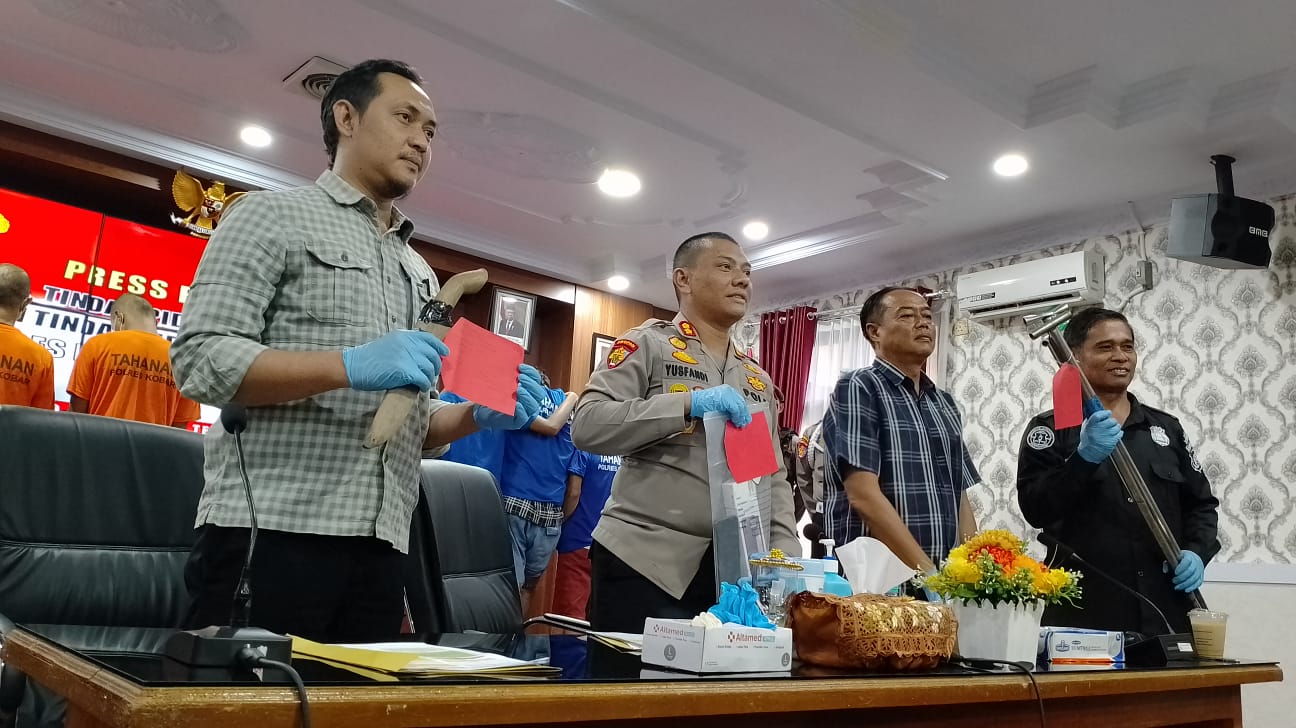 Polres Kobar Berhasil Tangkap Lima Pelaku Pencurian Buah Sawit