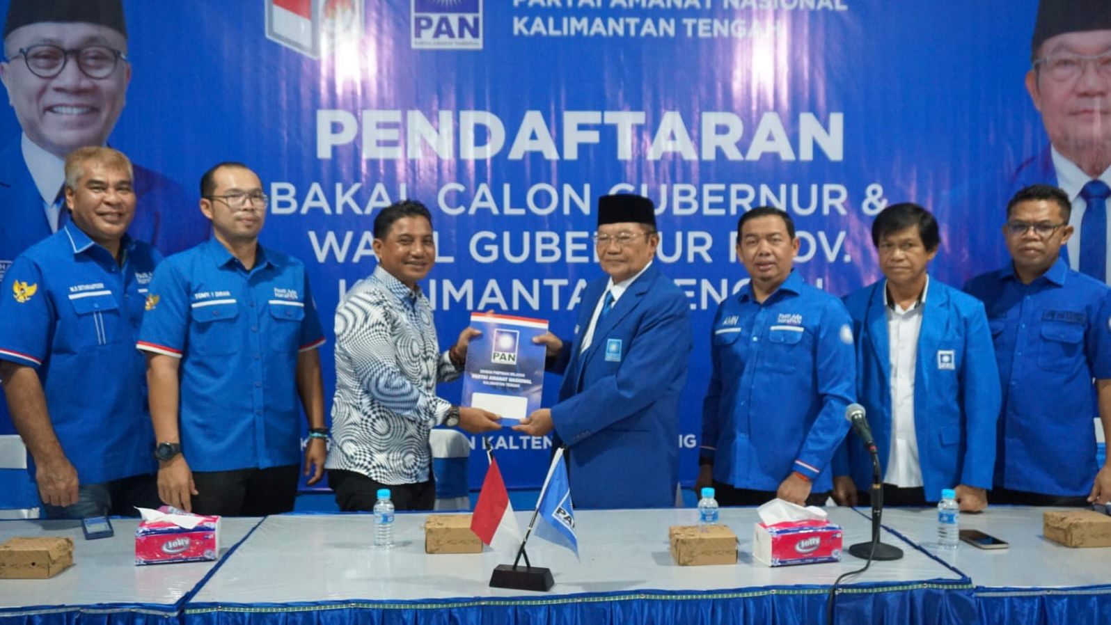 Usai Mendaftar Bacalon Gubernur di PDIP, Supian Hadi Langsung Datangi PAN Kalteng