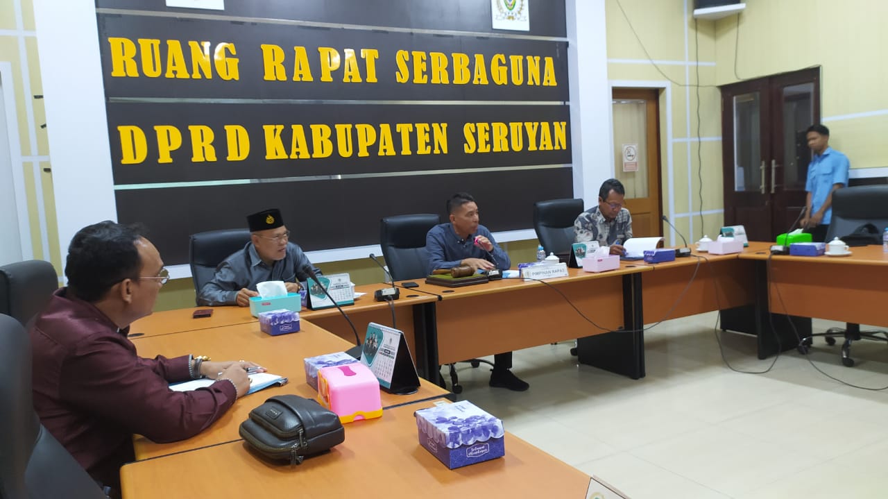 DPRD dan Pemkab Seruyan Bahas Raperda Pilkades Hasil Fasilitasi Gubernur Kalteng