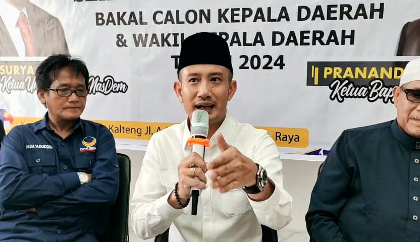 Setelah Demokrat, Fairid Naparin Daftar Bacalon Wali Kota Palangka Raya ke PAN dan Nasdem