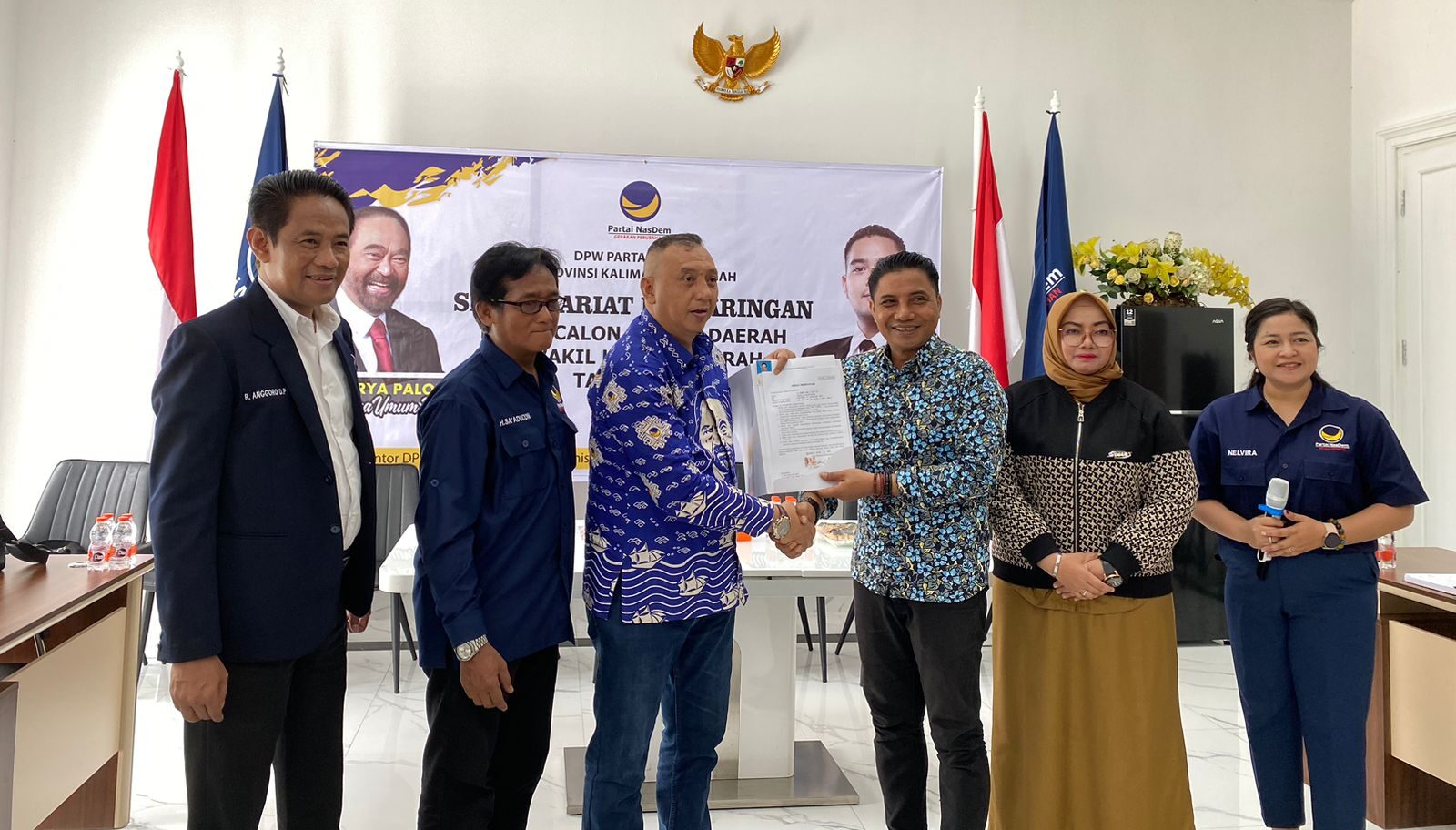 Langkah Politik Supian Hadi Berlanjut, Kini Daftar Bacagub Kalteng di Partai NasDem