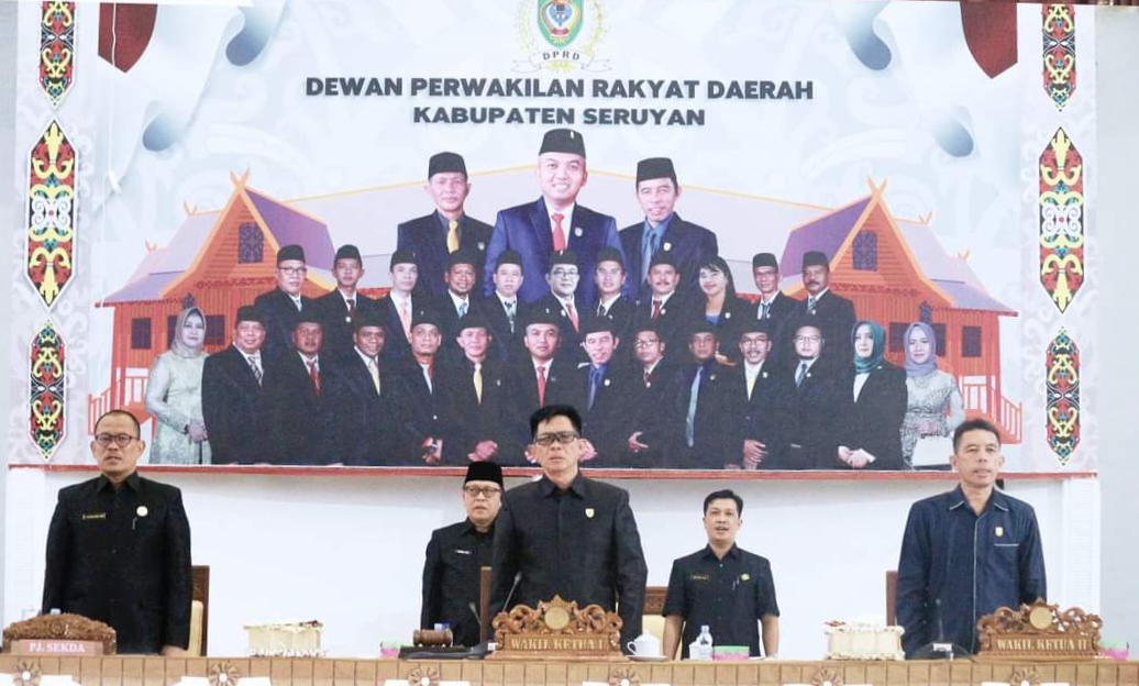 DPRD Seruyan Gelar Rapat Paripurna Penyampaian LPJ Bupati Tahun 2023