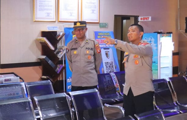 Kapolres Kobar Inspeksi Gedung SPKTD, Jamin Pelayanan Prima dan Kebersihan Ruang Publik