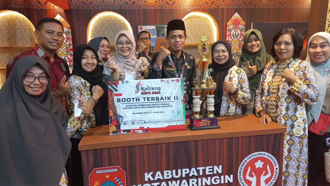 Pemkab Kobar Raih Juara II Stand Terbaik Kalteng Expo 2024