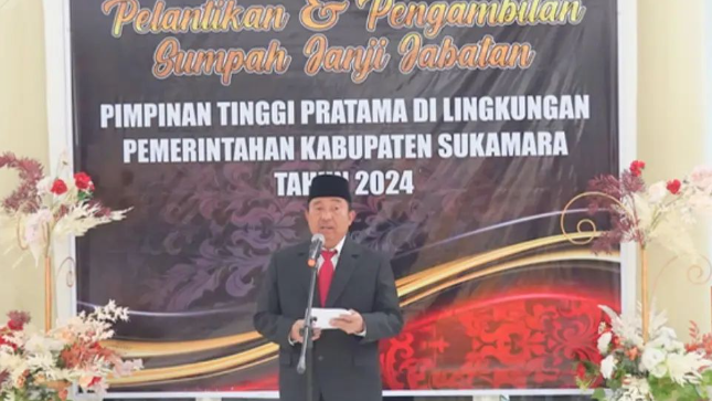 Pj Bupati Kaspinor Lantik Dua Pejabat Pimpinan Tinggi Pratama
