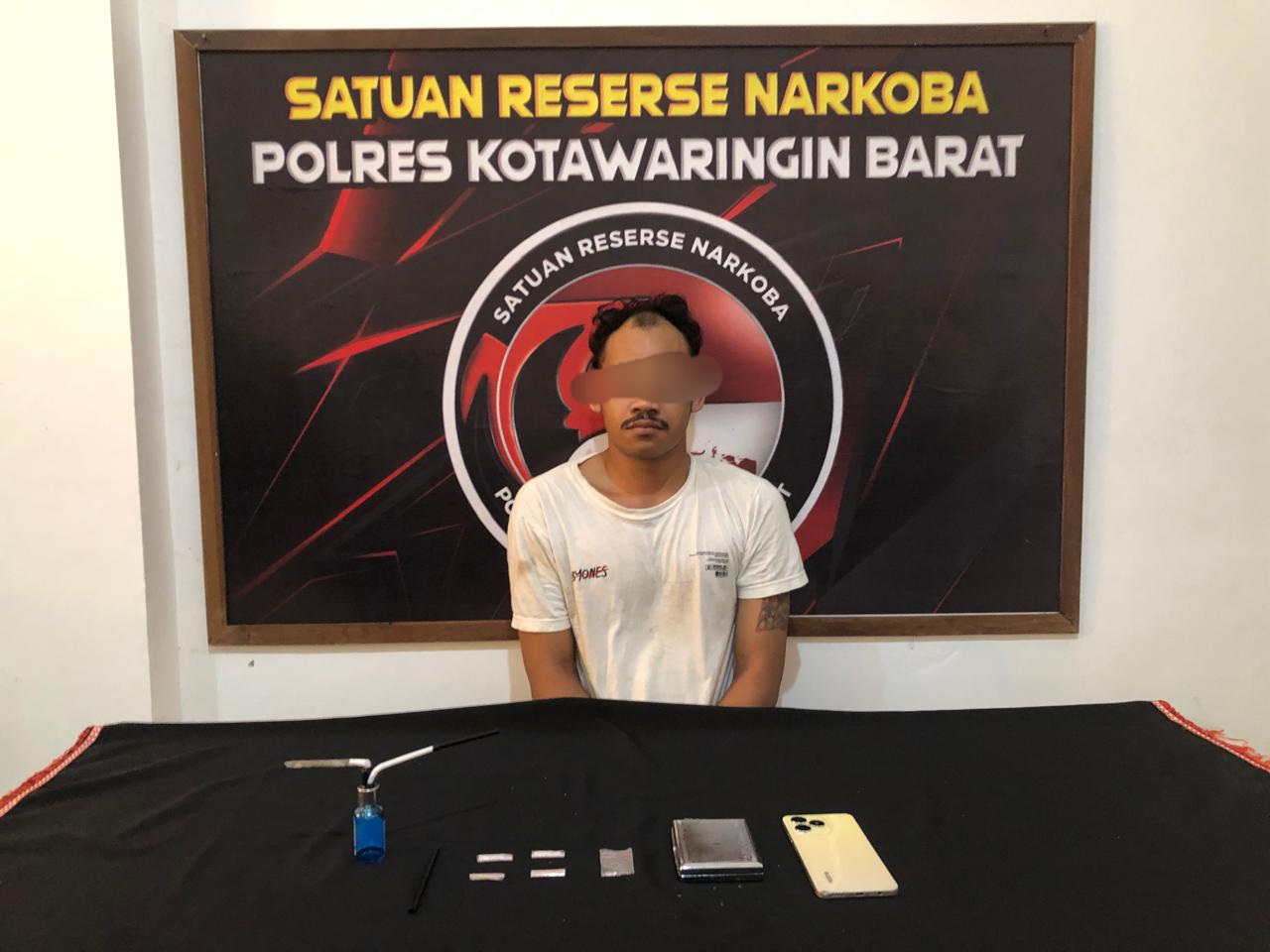 Polres Kobar Tangkap Pengedar Sabu di Arut Selatan