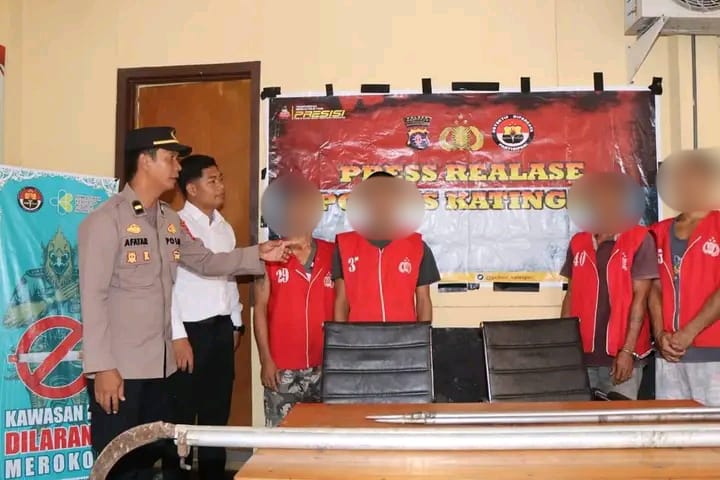 Terancam Lima Tahun Penjara, Empat Pelaku Pencurian Buah Kelapa Sawit di PT. KDP Katingan