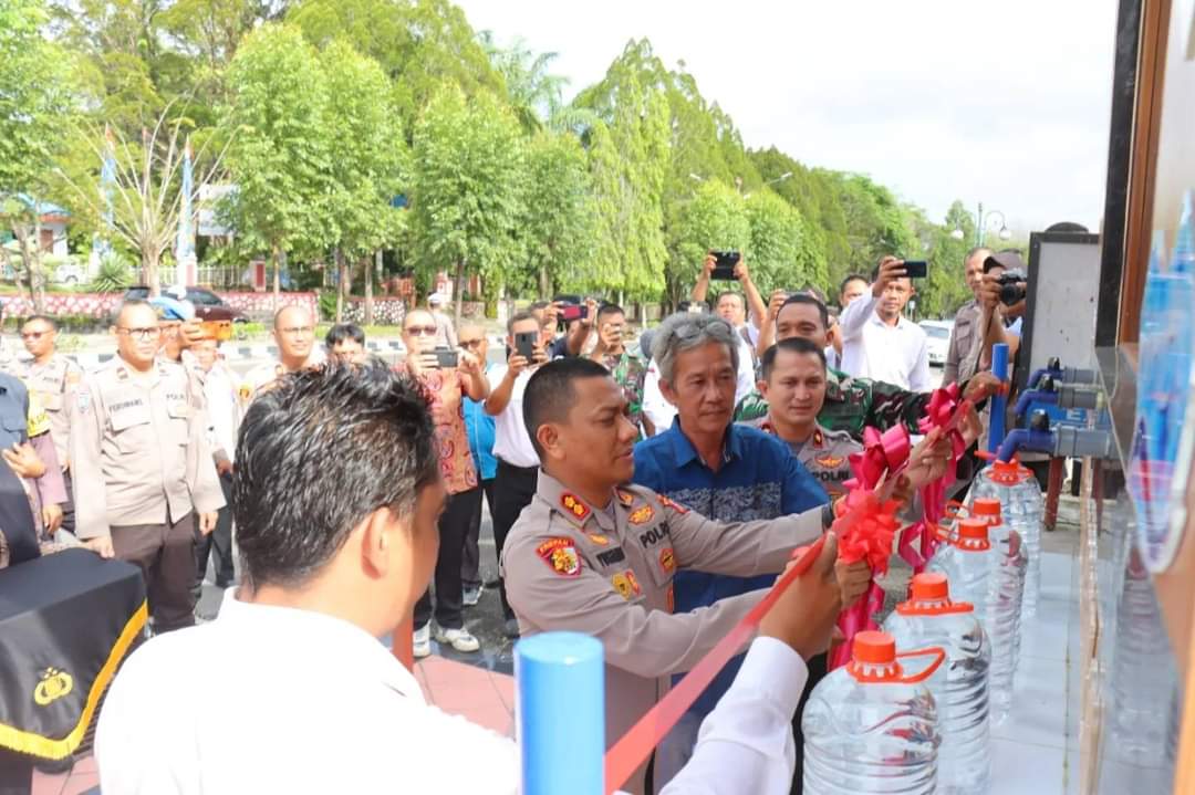 Fasilitas Air Bersih di Polsek Arut Selatan, Masyarakat Kini Nikmati Akses Air Layak
