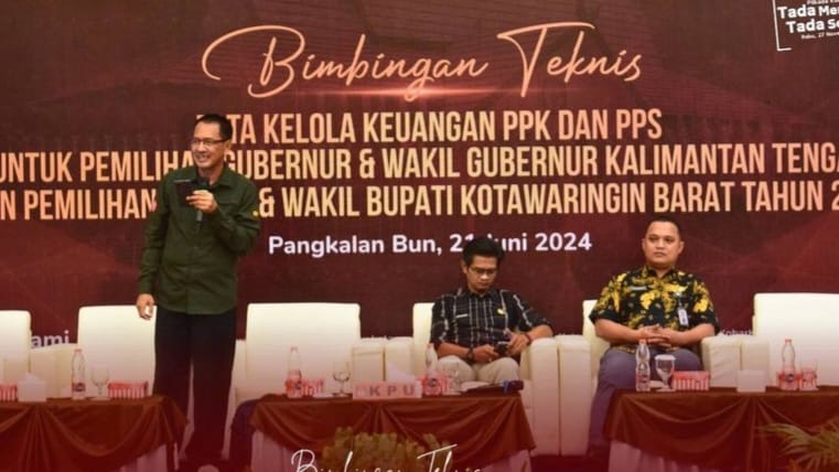 KPU Kobar Gelar Bimtek Tata Kelola Keuangan Pilkada 2024
