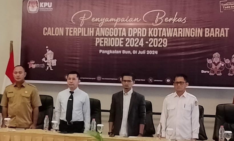Proses Pemberkasan Anggota DPRD Kobar 2024-2029 Mendekati Tahap Akhir