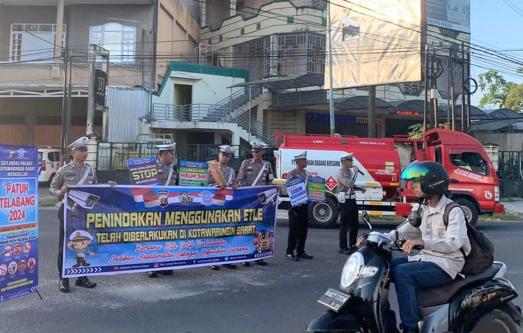 Operasi Patuh Telabang 2024: Satlantas Polres Kobar Fokus Sosialisasi ETLE