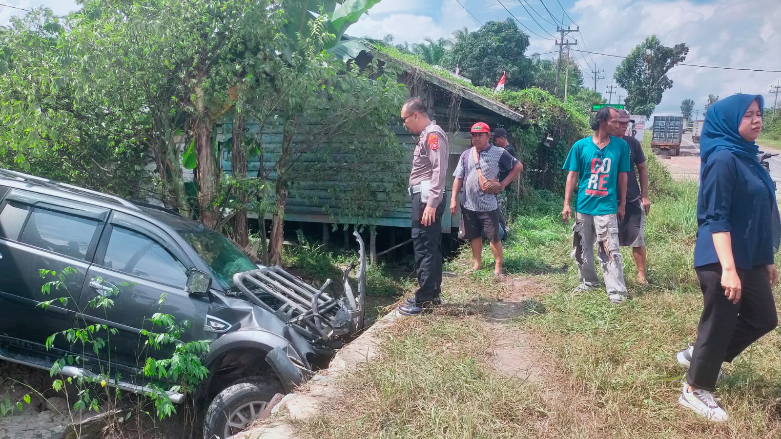 Kecelakaan Maut di Pangkalan Lada: Sopir Pajero Sport Meninggal Dunia Usai Bertabrakan dengan Truk Tangki