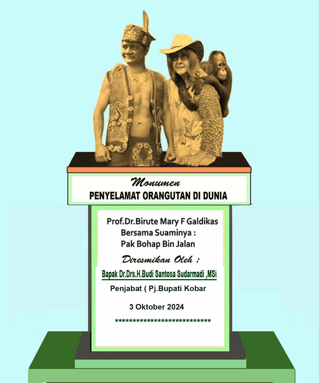 Monumen Patung Prof Birute Akan Segara Dibangun