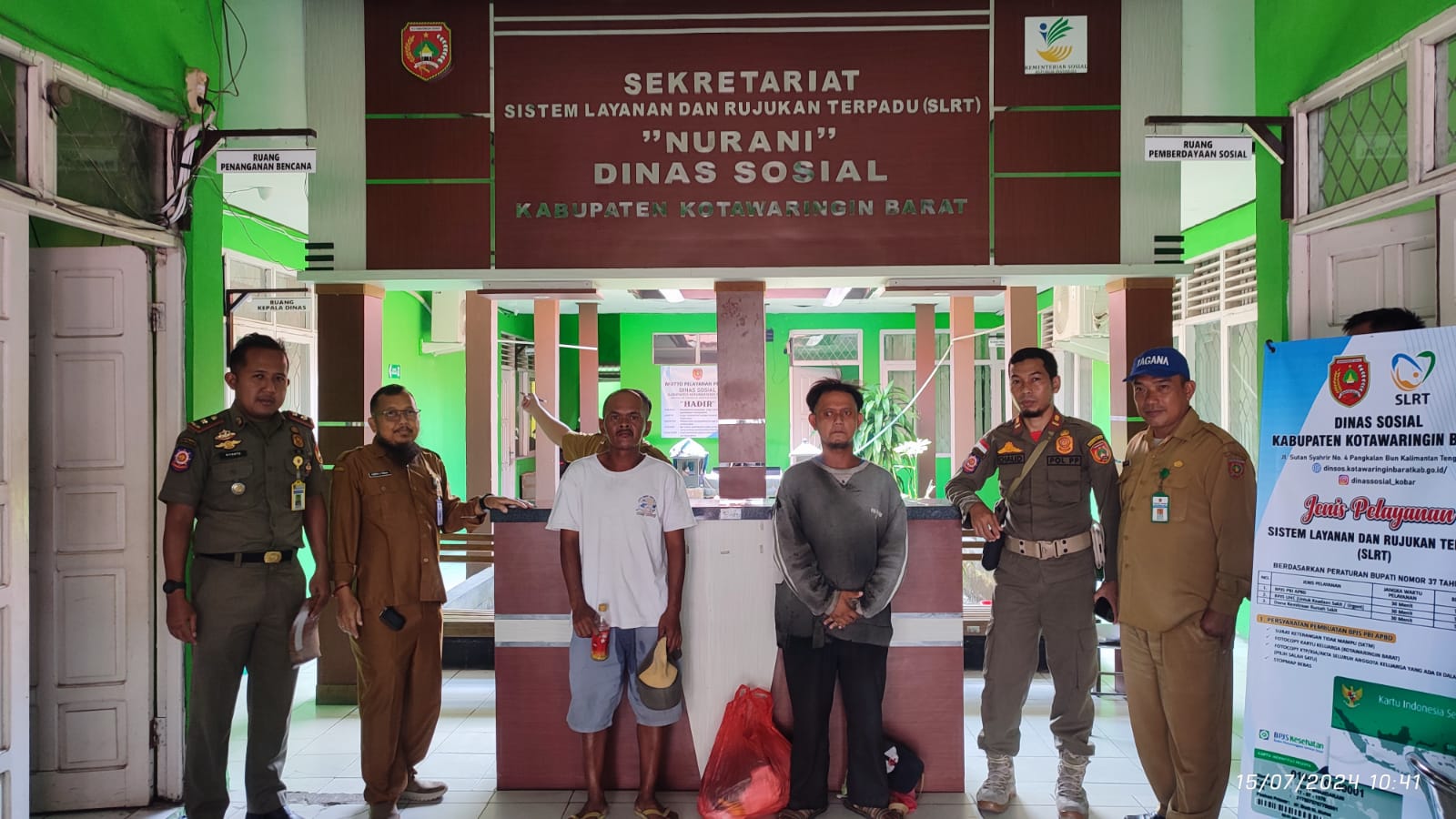 Satpol PP Kobar Amankan Dua Pengemis, Hasil Ngemis Diserahkan ke Masjid