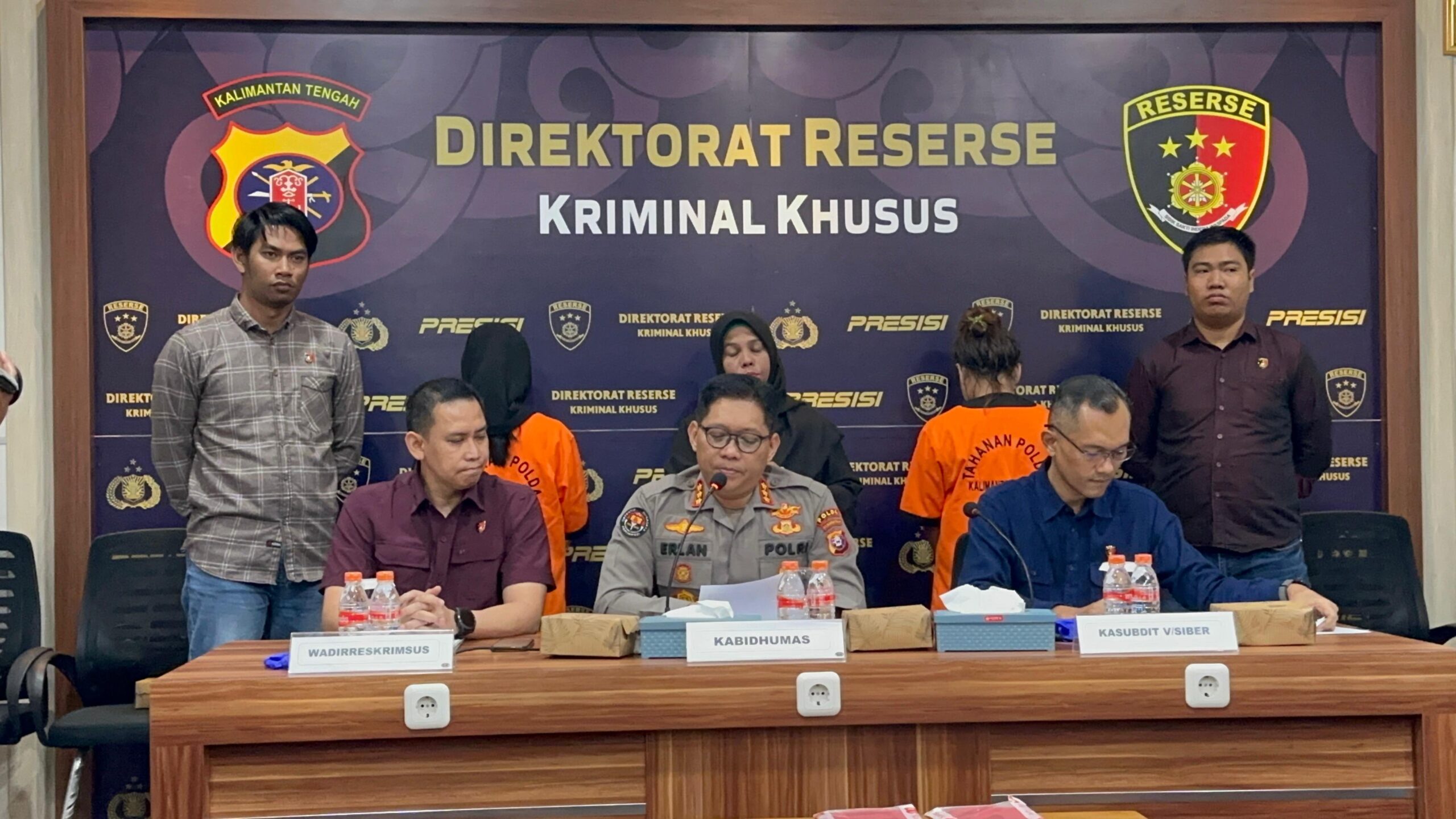 Polda Kalteng Amankan Dua Selebgram yang Promosikan Judi Online