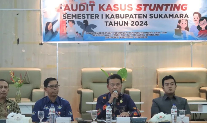 Pj Bupati Sukamara Pimpin Audit Stunting Semester 1 Tahun 2024
