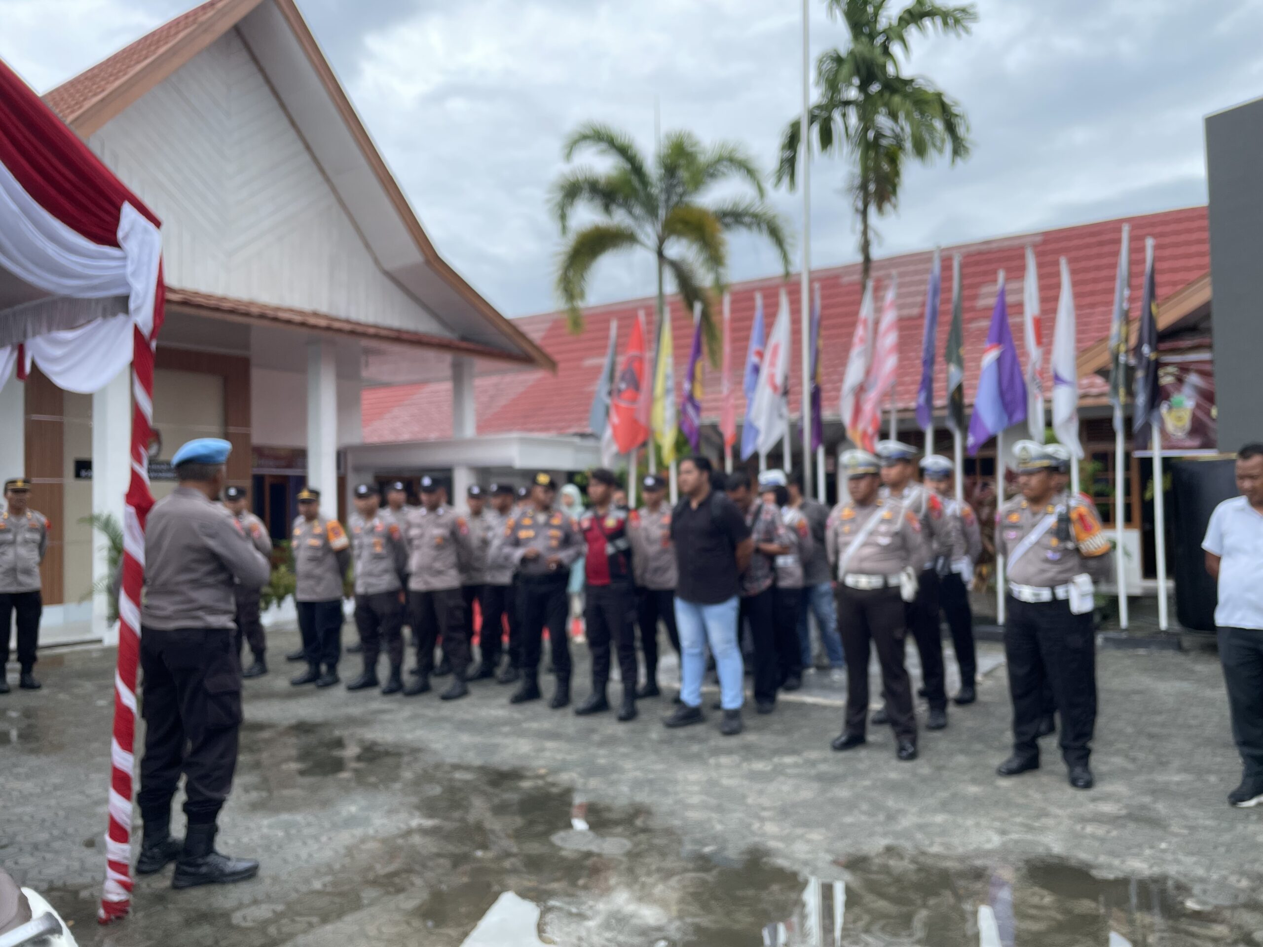 Sekretariat KPU Kotim Dilakukan Pengamanan Berlapis