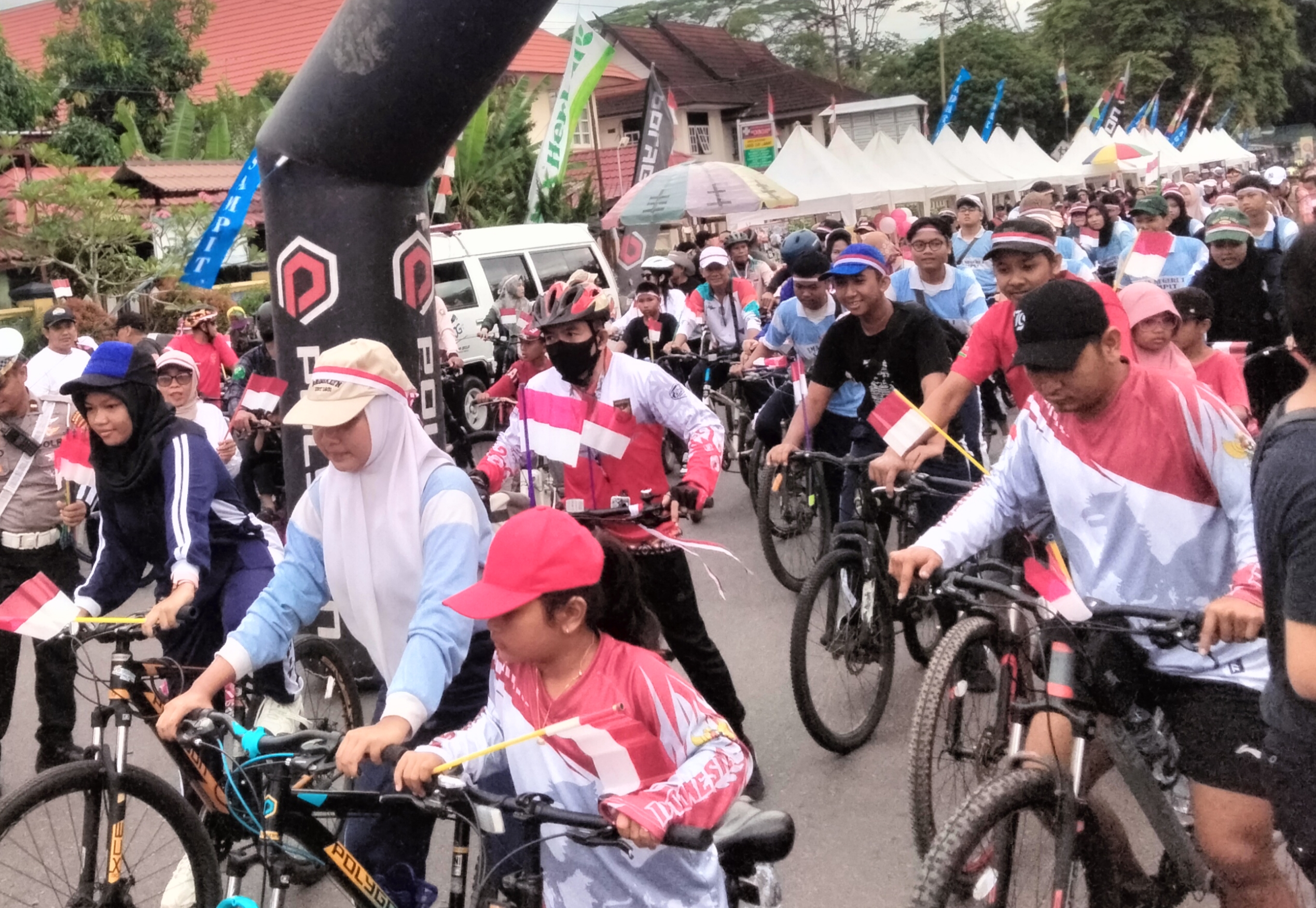 Wabup Ajak Pelajar di Kotim Sering Bersepeda ke Sekolah untuk Mencegah Potensi Kecelakaan