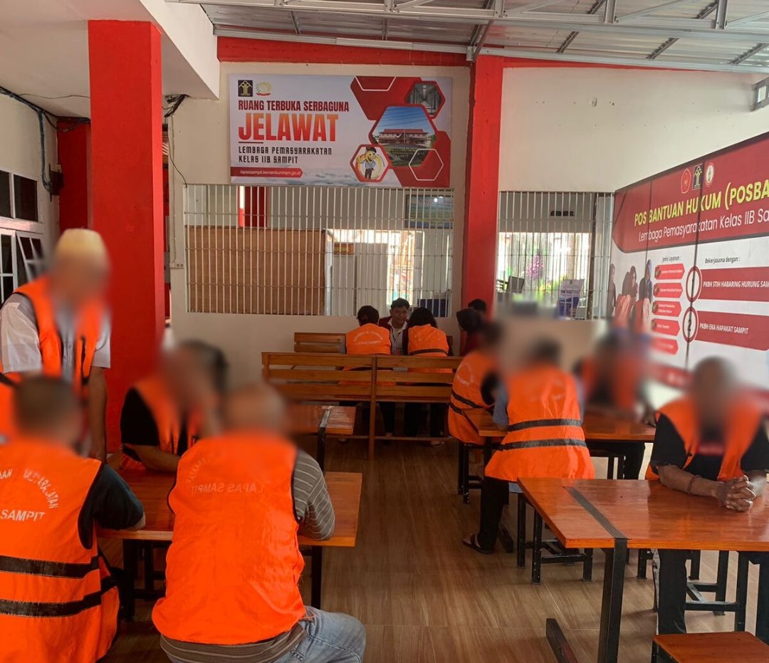Lapas Sampit Berikan Layanan Bantuan Hukum Gratis bagi Tahanan