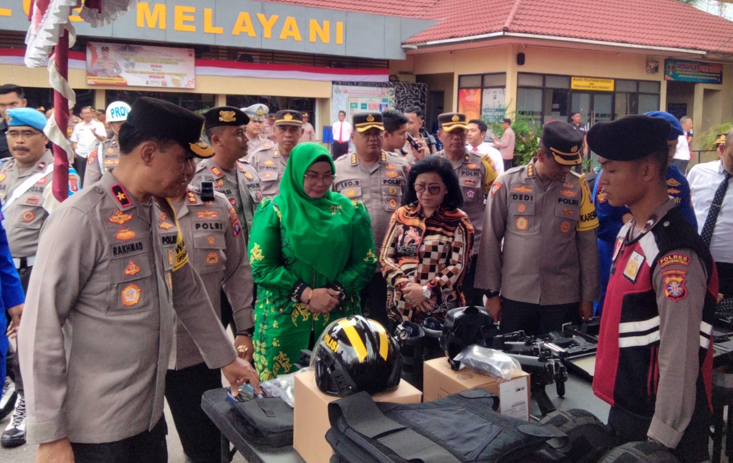 Wabup Dampingi Wakapolda Kalteng, Cek Kesiapan Sarpras Pilkada dan Karhutla Polres Kotim
