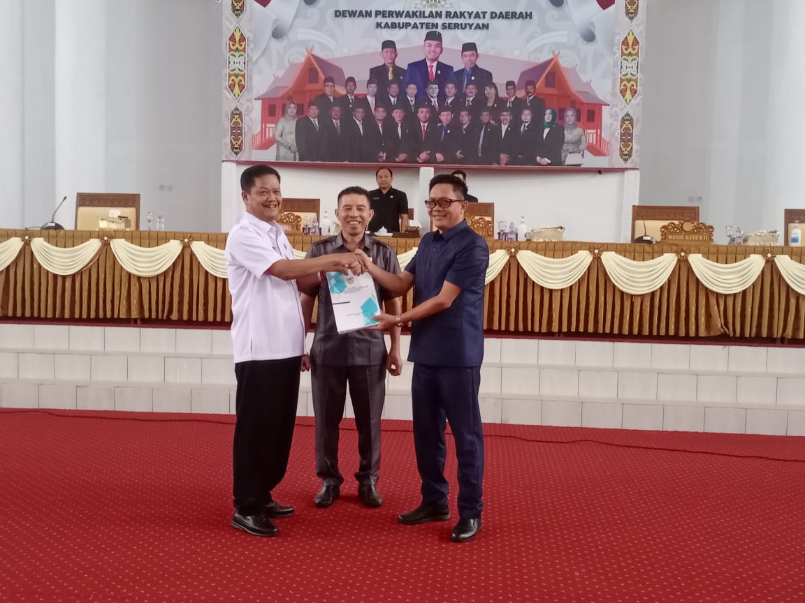 DPRD Seruyan Gelar Paripurna Penyampaian Rancangan Perubahan KUA-PPAS