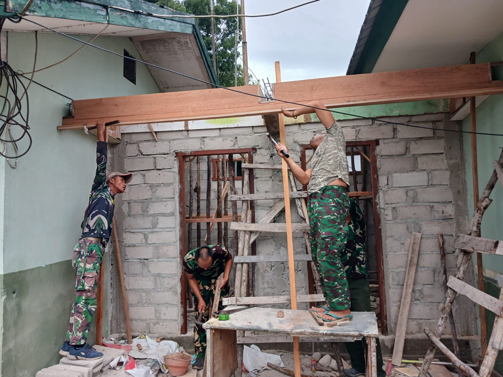 Kodim 1014/Pbn Galakkan Program Pembenahan Pangkalan untuk Kebersihan dan Kenyamanan