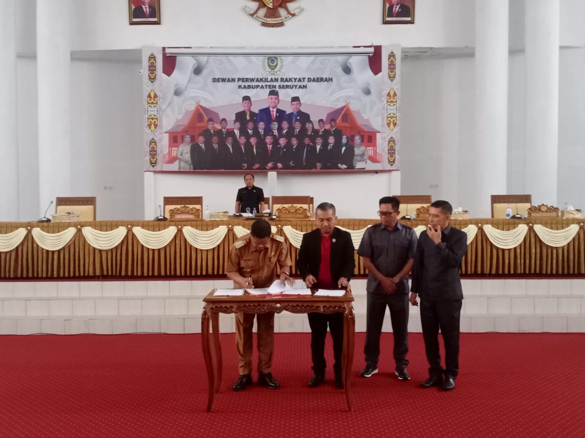 Nota Kesepakatan Perubahan KUA-PPAS APBD 2024 Kabupaten Seruyan Ditandatangani