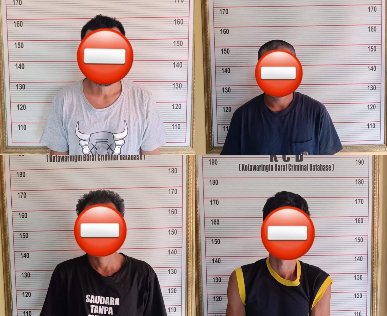 Polres Kobar Berhasil Amankan Empat Penambang Ilegal di Arut Utara