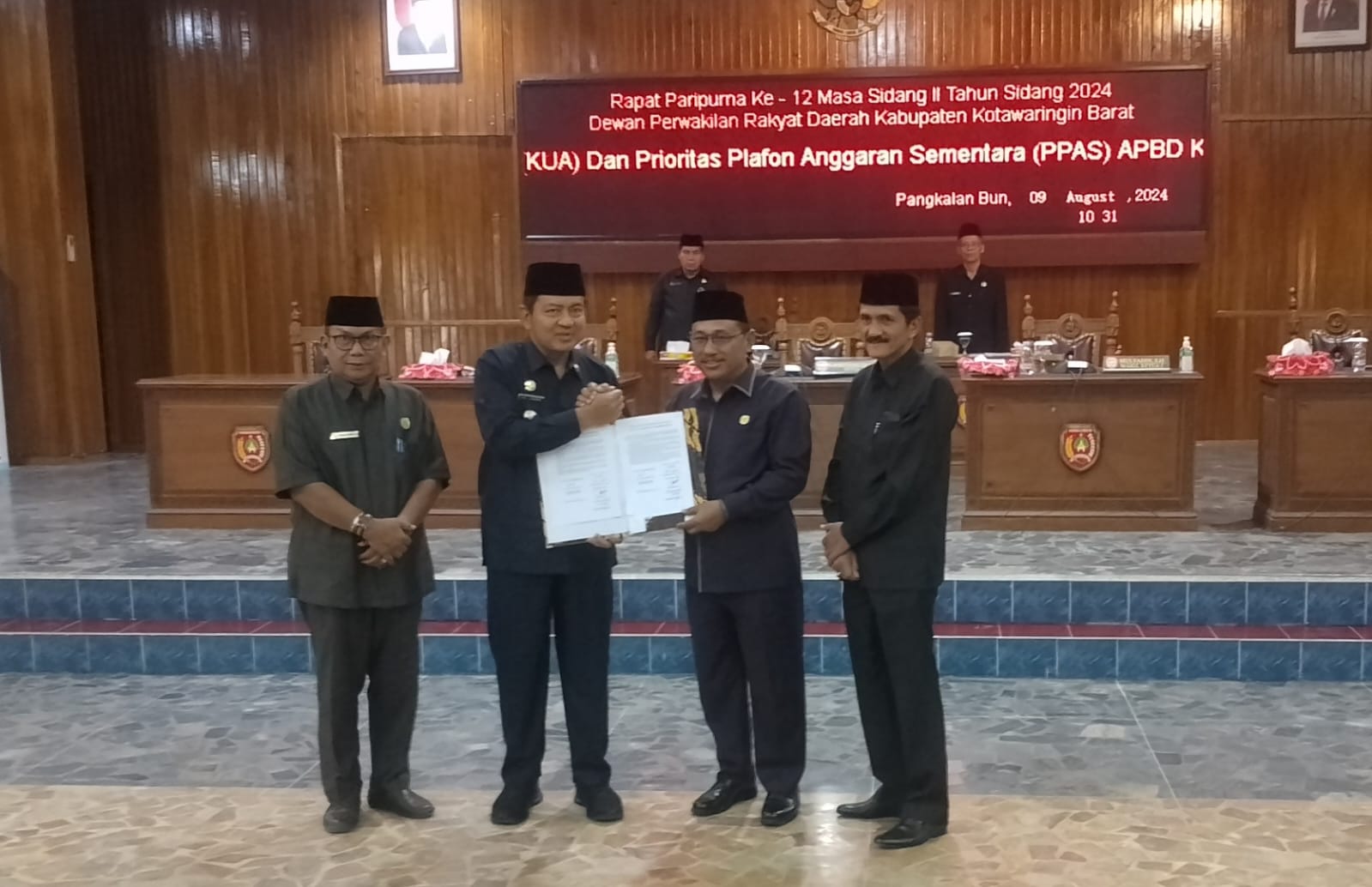 DPRD Kobar Gelar Rapat Paripurna ke-12: Bahas KUA dan PPAS APBD 2025 dengan Semangat Kebersamaan