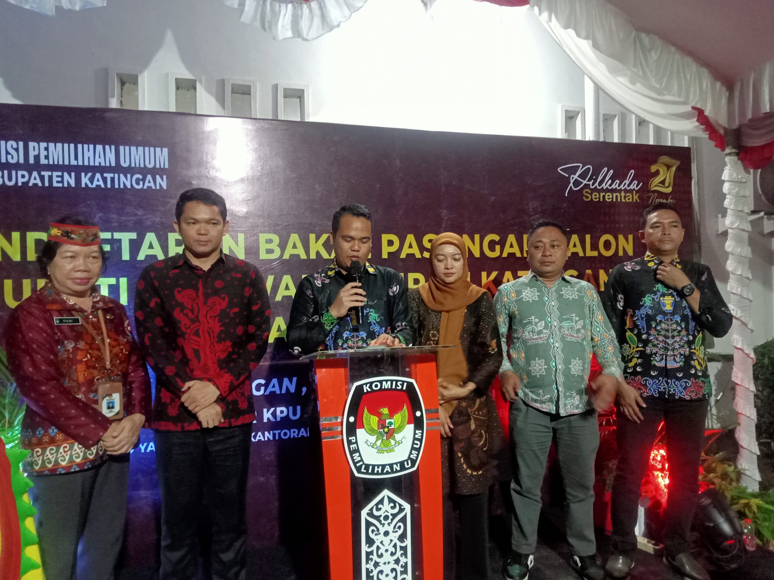 Resmi Ditutup, KPU Katingan Umumkan Tiga Paslon