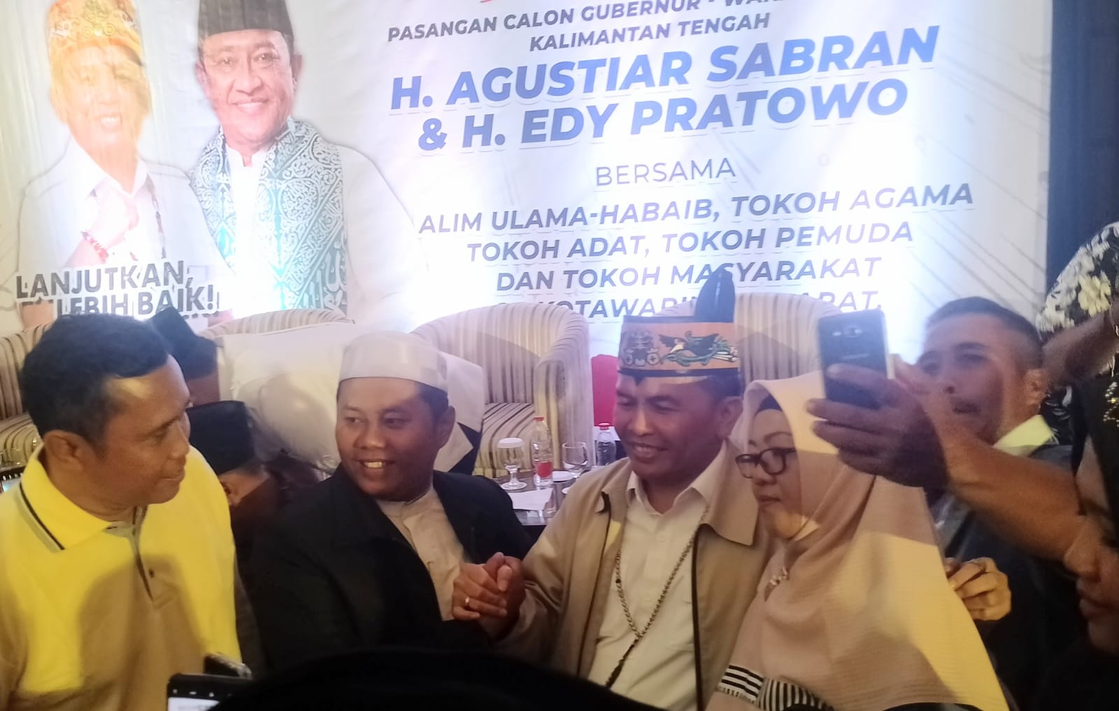 Agustiar Sabran dan Edy Pratowo Gelar Silaturahmi, Serap Aspirasi Warga Menuju Kalteng Makin Berkah