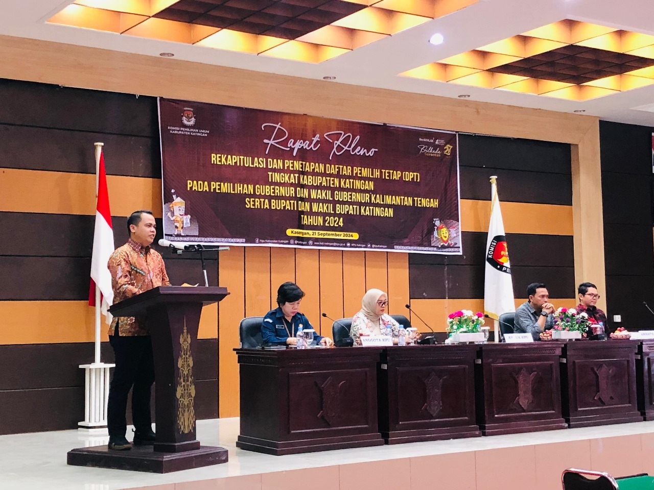 KPU Katingan Tetapkan DPT Pilkada 126.084 Pemilih