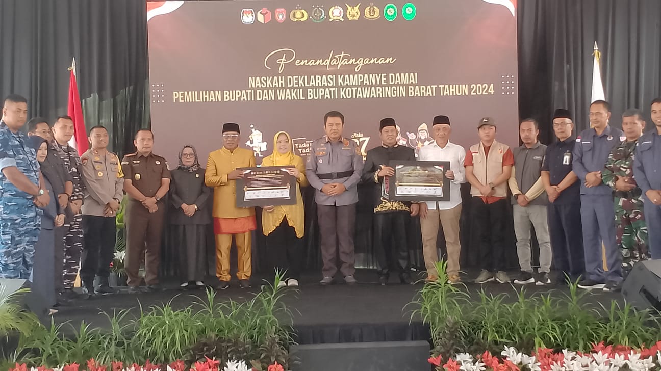 KPU Kobar Dorong Paslon Wujudkan Pemilu Damai