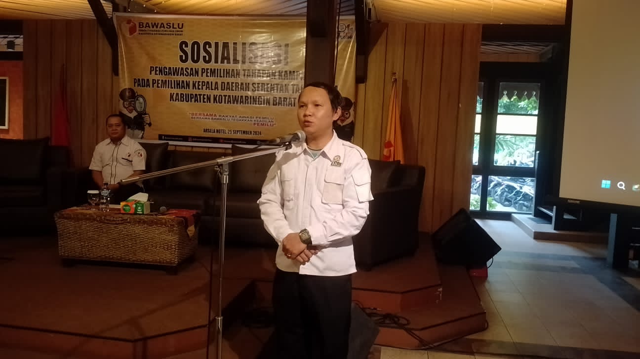Bawaslu Kobar Ajak Masyarakat Aktif Awasi Kampanye Pilkada 2024