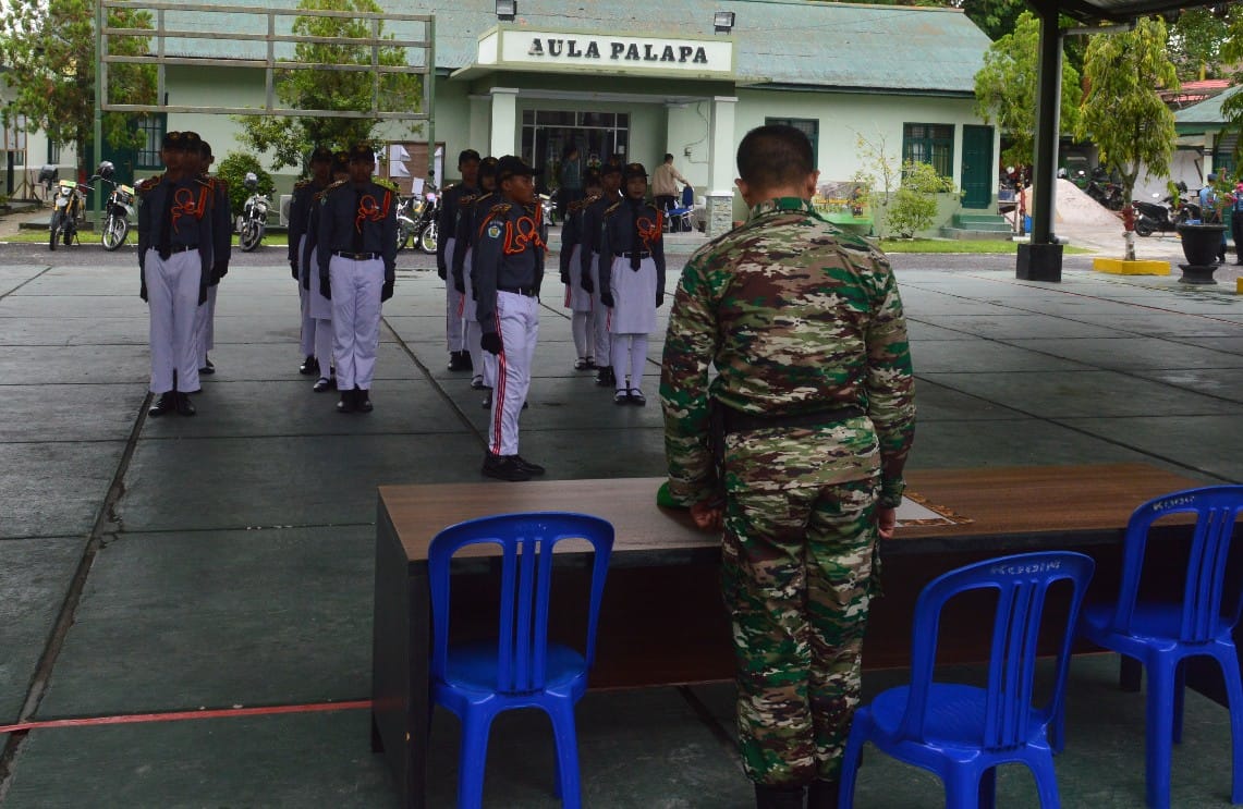 Kodim 1014/Pbn Gelar Lomba PBB Ajang Bentuk Disiplin dan Nasionalisme Pelajar