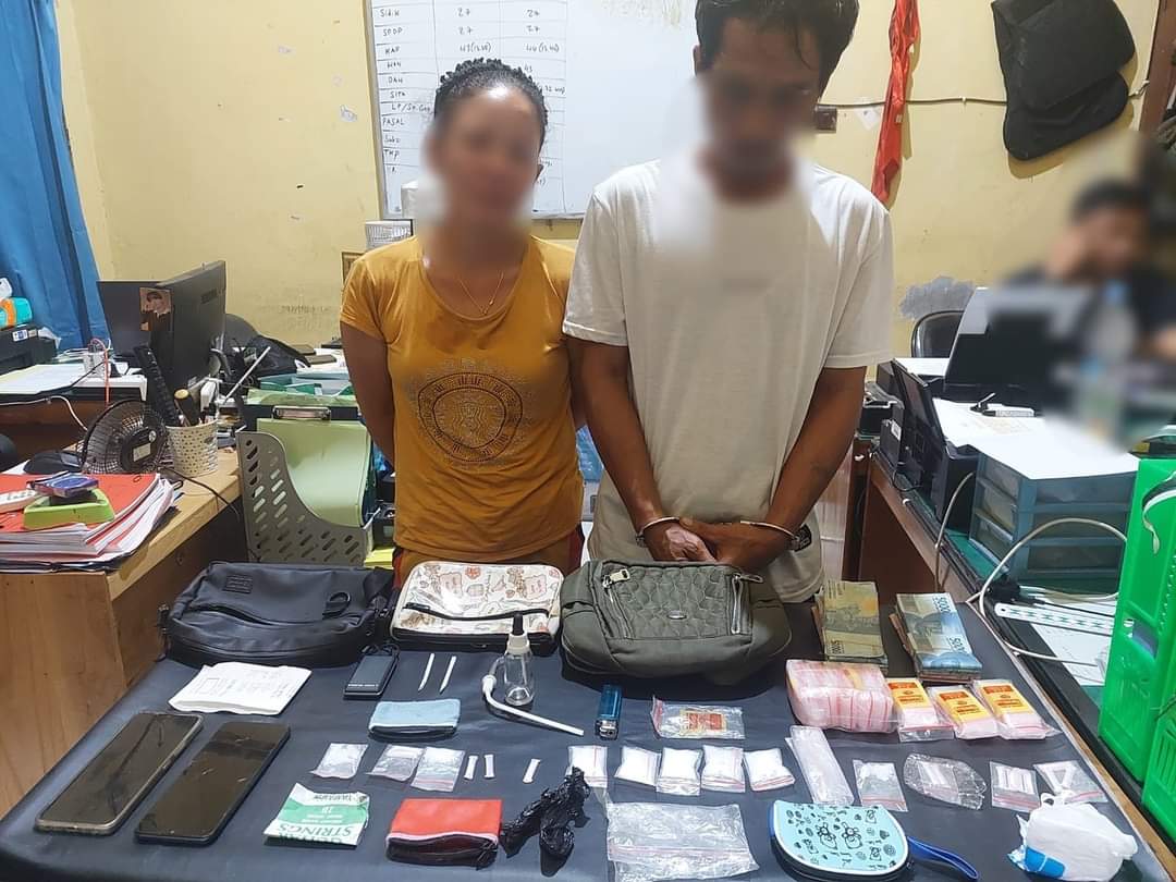 Sepasang Suami dan Istri Ditangkap di Katingan, Polisi Amankan 23 Paket Sabu