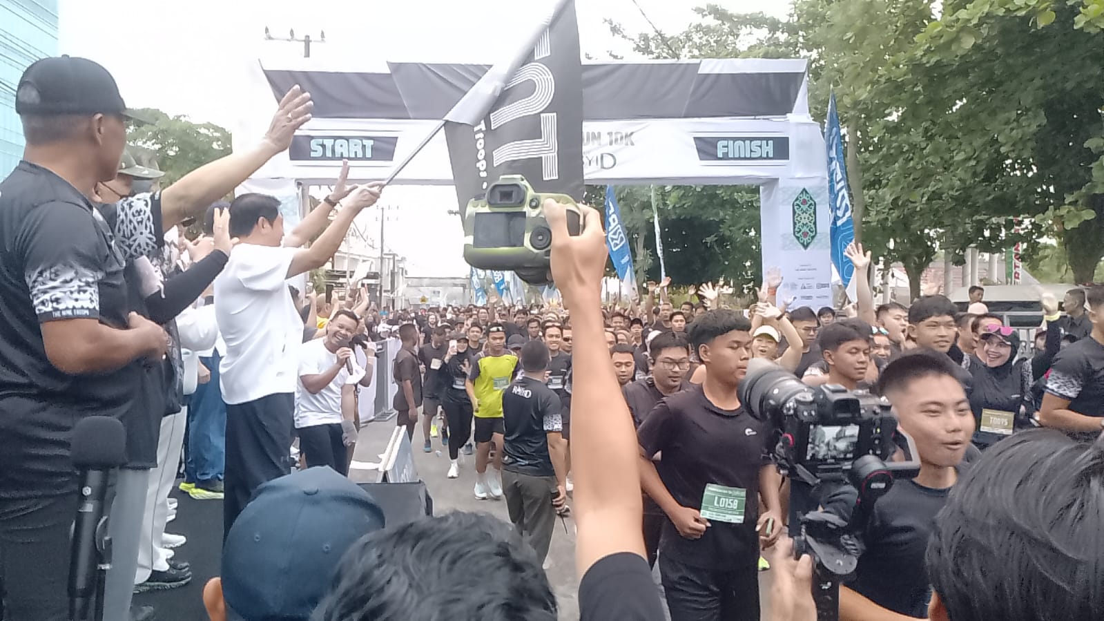 Ribuan Peserta Meriahkan Pangkalan Bun 10K, Abdul Rasyid Berpesan Jaga Keselamatan