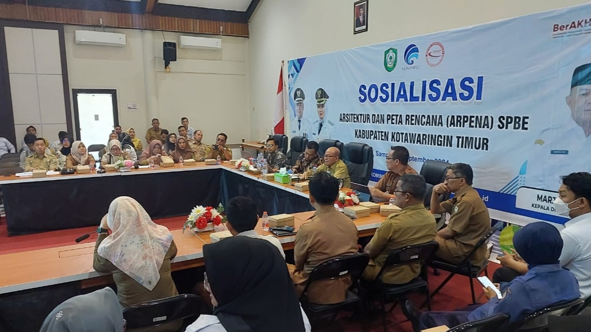 Diskominfo Kotim Gelar Sosialisasi SPBE Sebagai Upaya Optimalisasi Pelayanan Publik