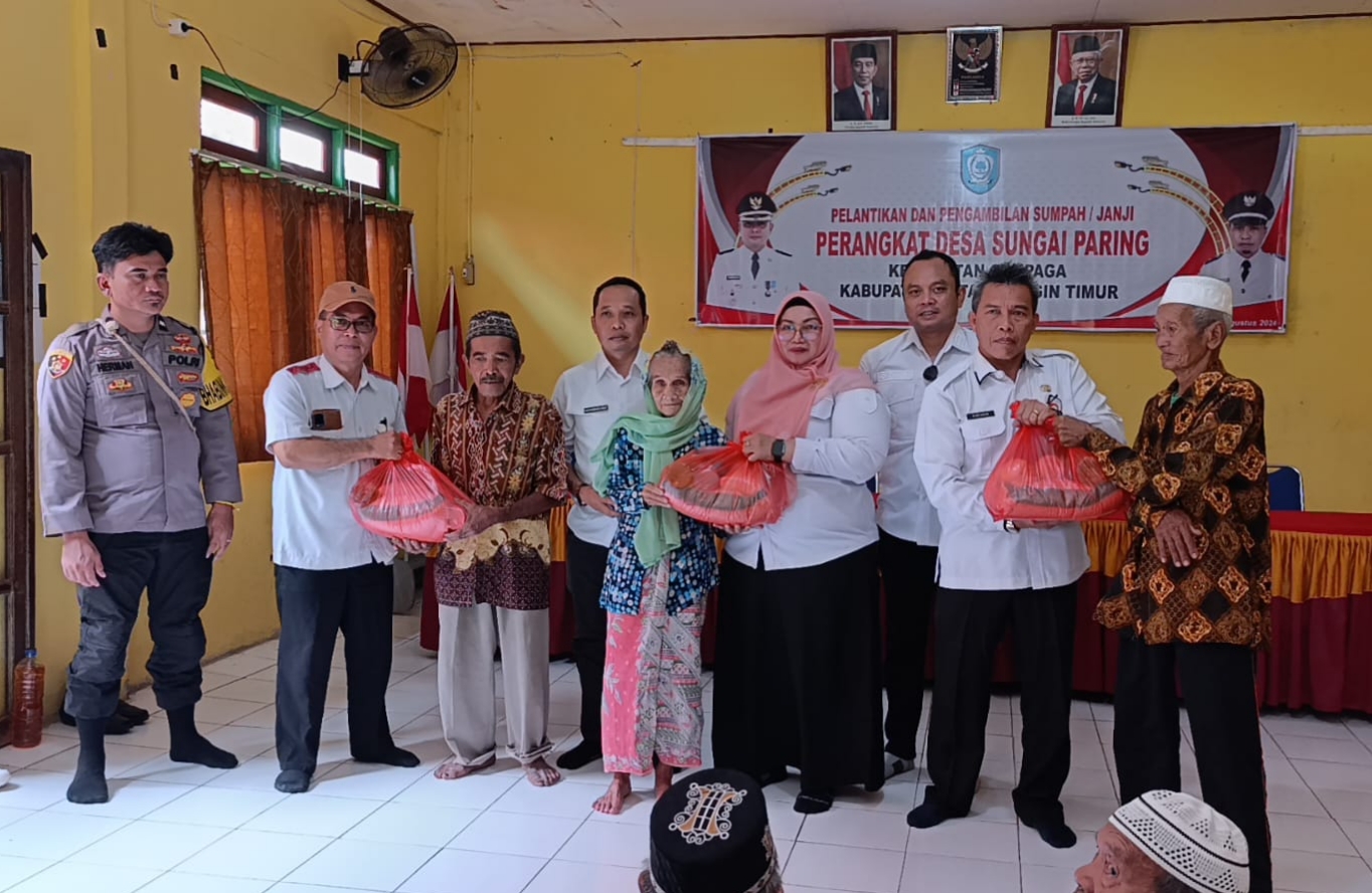 Pemkab Kotim Kembali Salurkan Bantuan Sembako untuk Delapan Desa di Cempaga